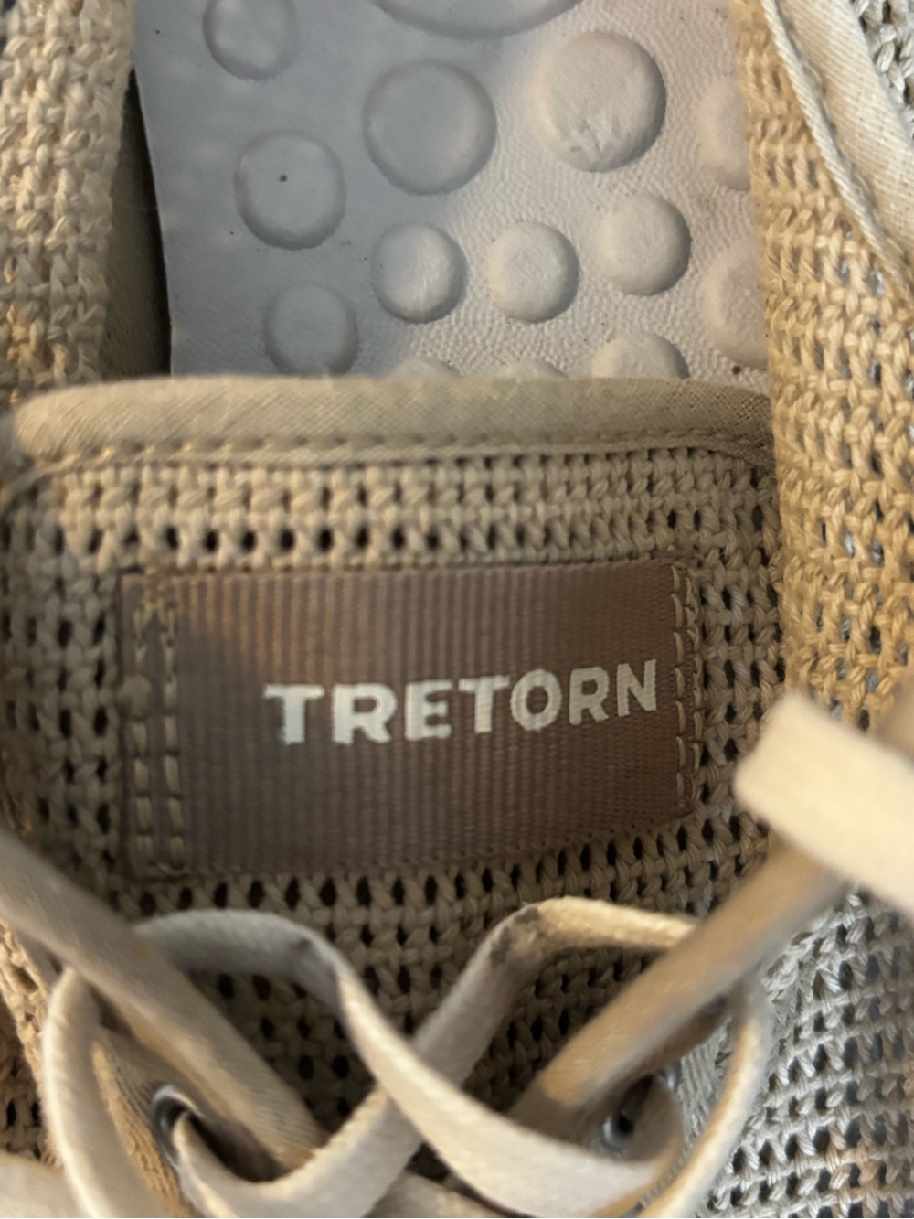Tretorn Tournament Net Mesh Sneakers Women’s 10.5 Beige Lace Up Comfort Shoes - Picture 7 of 7